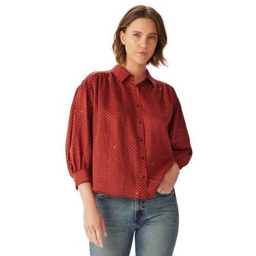 R.M. Williams Paris Printed Linen Shirt
